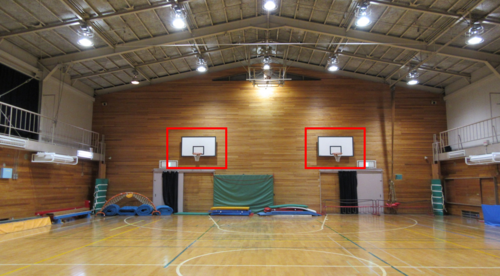 鹿本学園第二体育館利用可能なバスケットゴール.pngのサムネイル画像